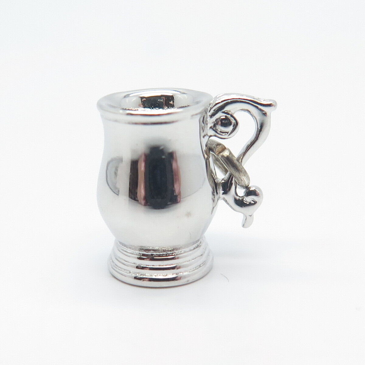 925 Sterling Silver Vintage Creamer/Milk Pitcher Handmade  Charm Pendant