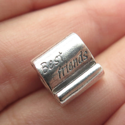 925 Sterling Silver Pandora "Best Friends" Bead Charm