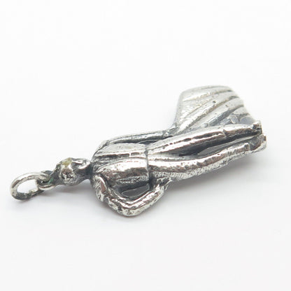 925 Sterling Silver Vintage Matador Man Pendant