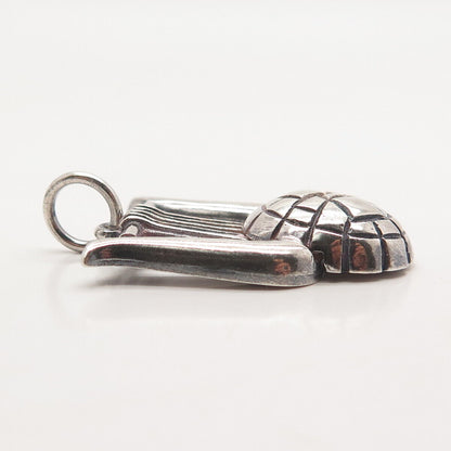 925 Sterling Silver Vintage Modernist Pendant