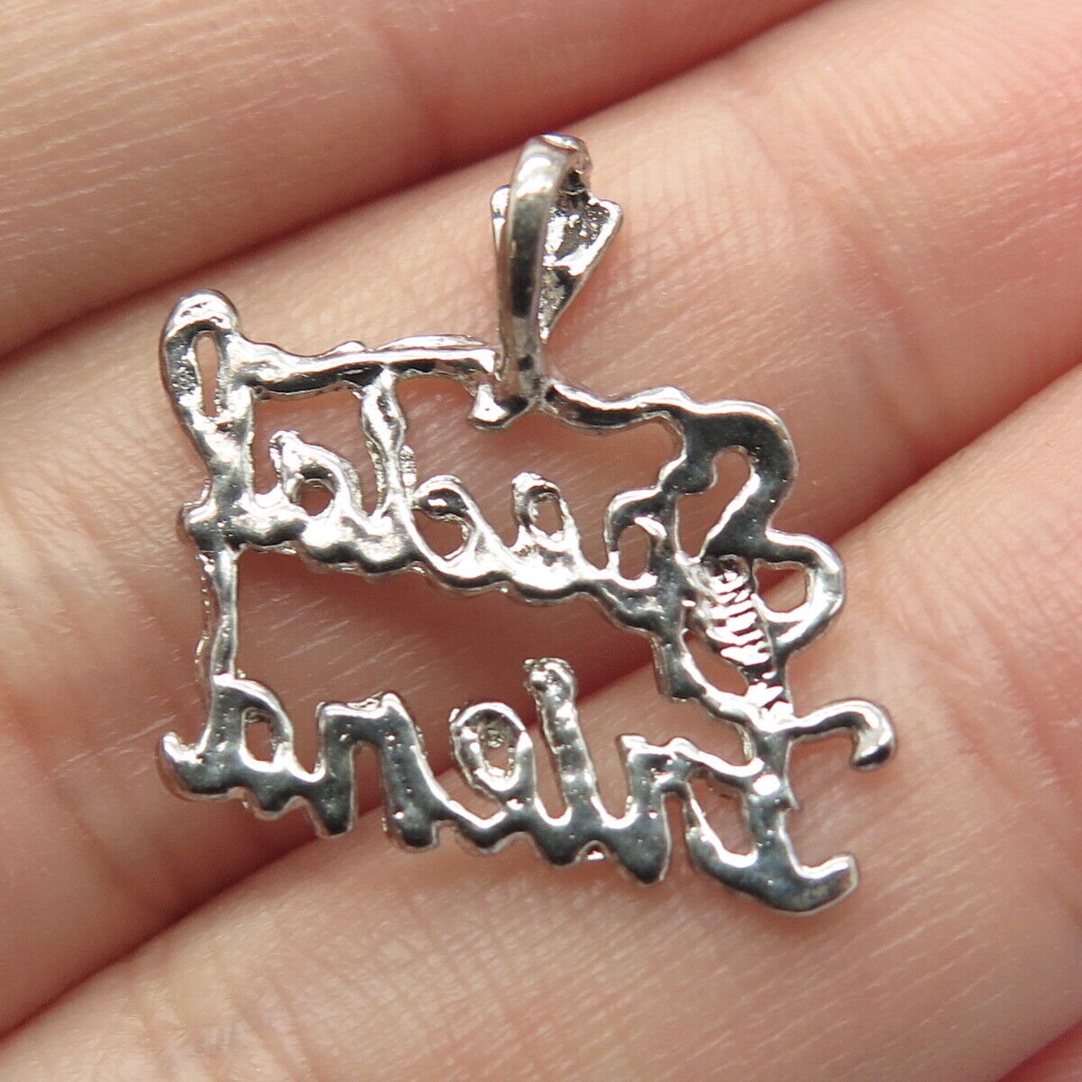 925 Sterling Silver Vintage "Special Friend" Pendant