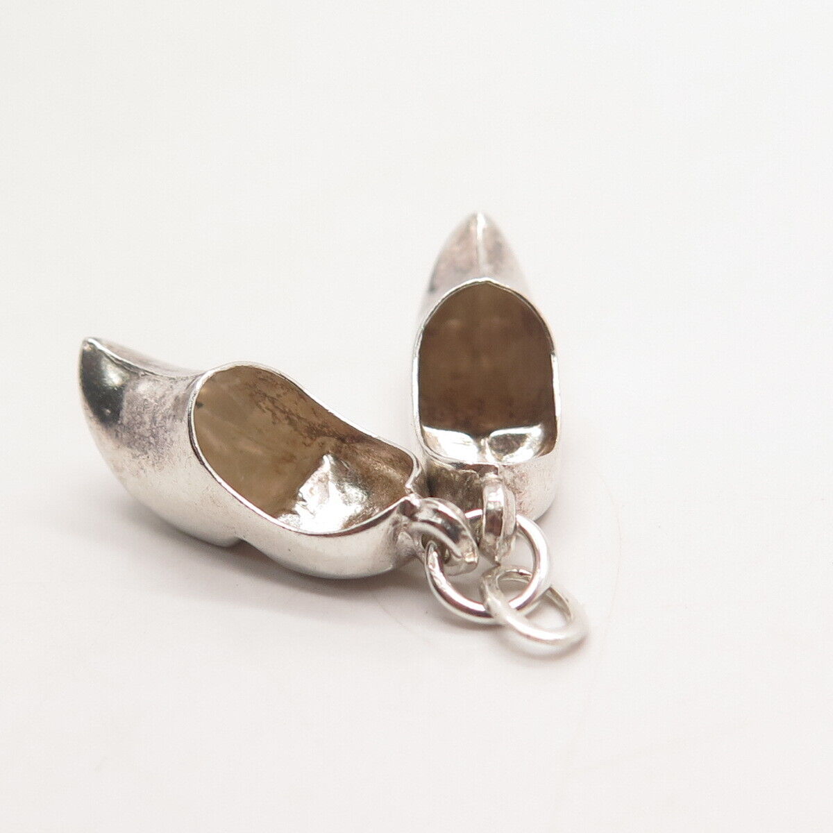 835 Silver Vintage Boot Shoe Charm Pendant