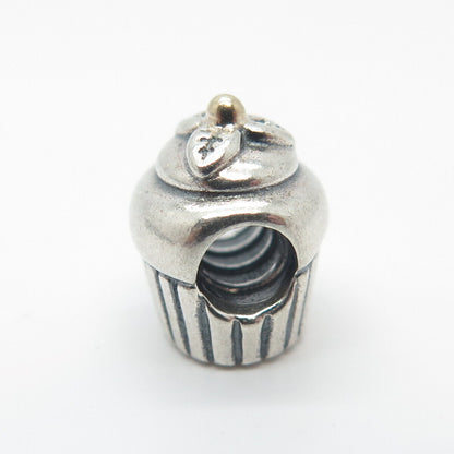925 Sterling Silver Pandora Ornate Cake Bead Charm