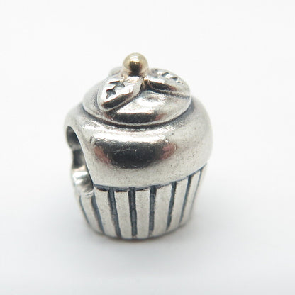 925 Sterling Silver Pandora Ornate Cake Bead Charm