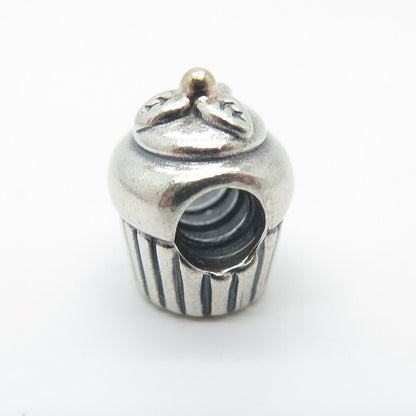 925 Sterling Silver Pandora Ornate Cake Bead Charm