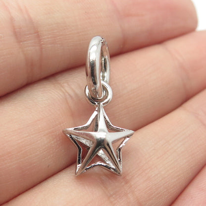 925 Sterling Silver Story by Kranz & Ziegler Star Dangling Charm