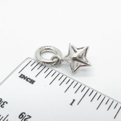 925 Sterling Silver Story by Kranz & Ziegler Star Dangling Charm