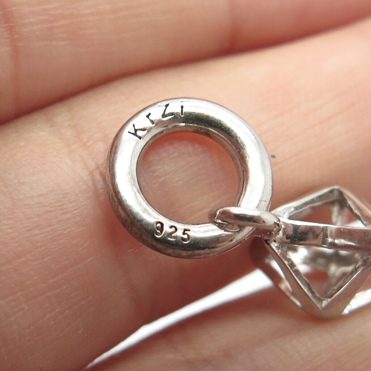 925 Sterling Silver Story by Kranz & Ziegler Star Dangling Charm