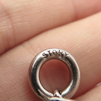 925 Sterling Silver Story by Kranz & Ziegler Star Dangling Charm