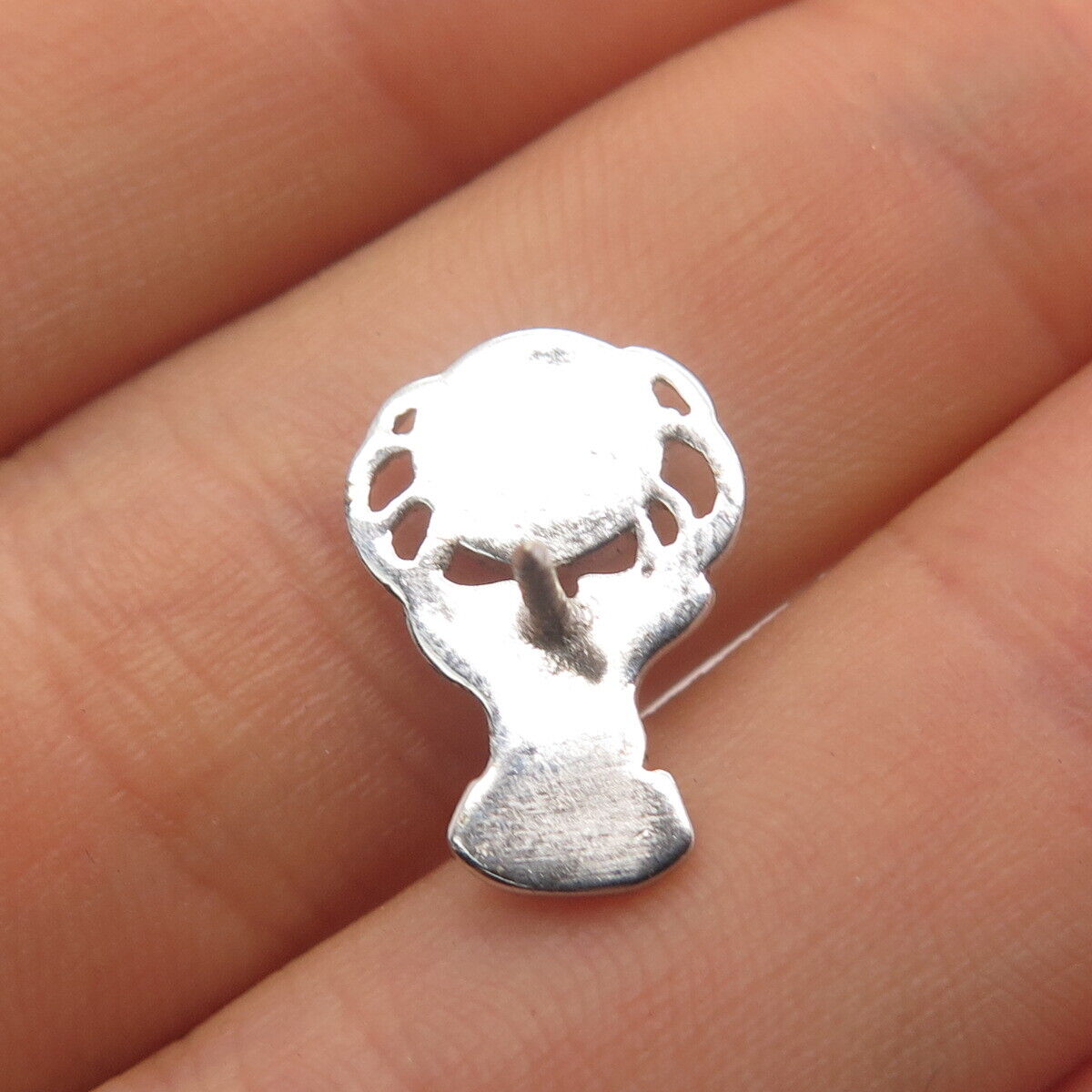 925 Sterling Silver Antique Marcasite Gem & Enamel Elks Member Emblem Lapel Pin