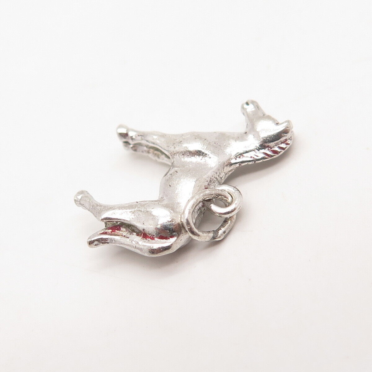 925 Sterling Silver Vintage Horse / Foal Pendant