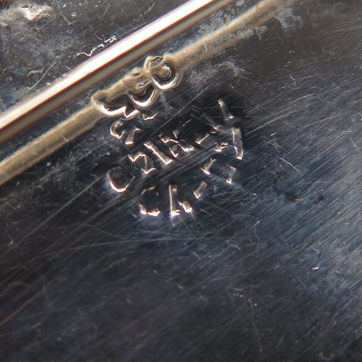 925 Sterling Silver Vintage Mexico Turquoise Gem Inlay Tribal Brooch / Pendant