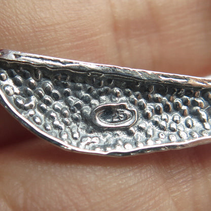 925 Sterling Silver Vintage "Fire" Chinese Character Pendant