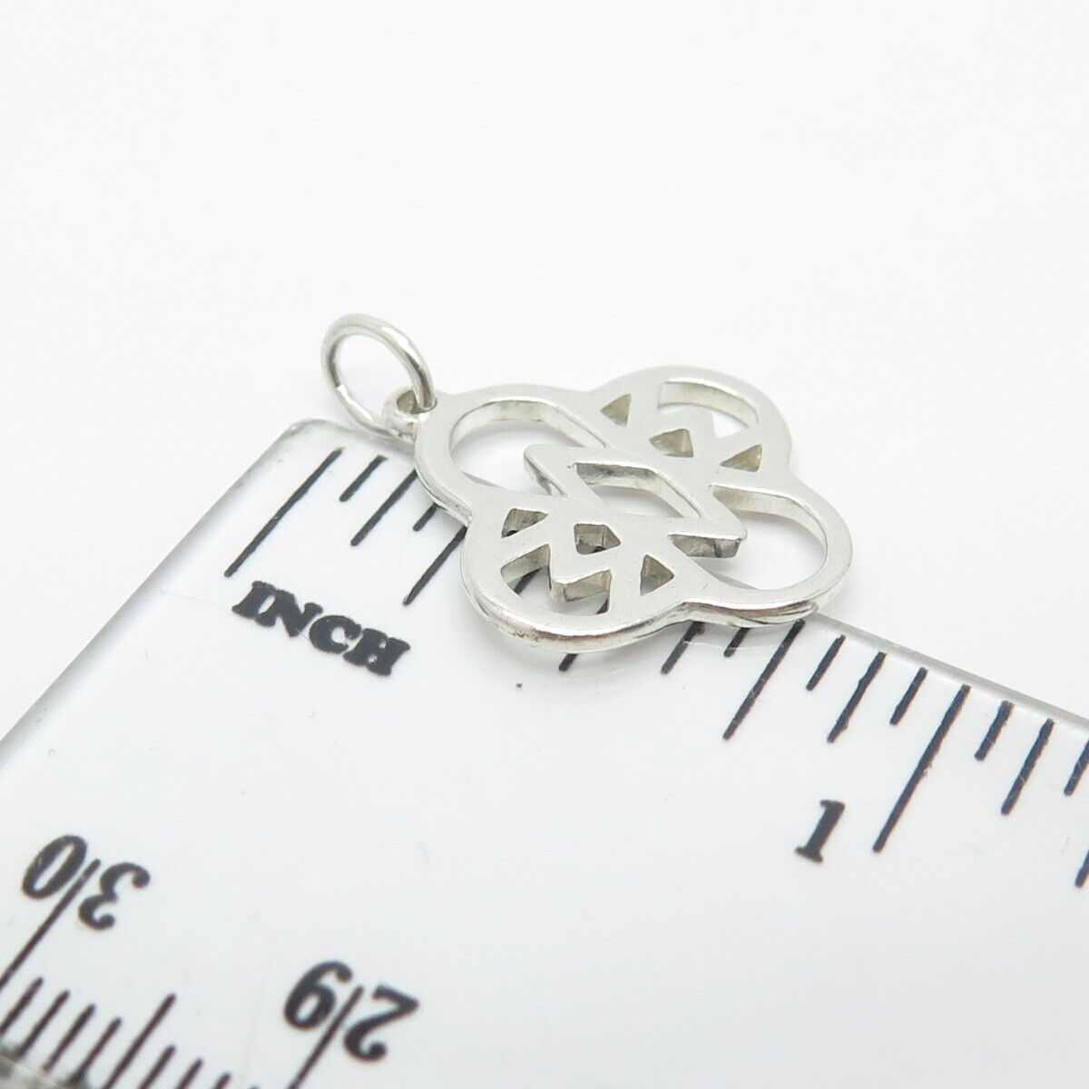 925 Sterling Silver Vintage Ornate Charm Pendant