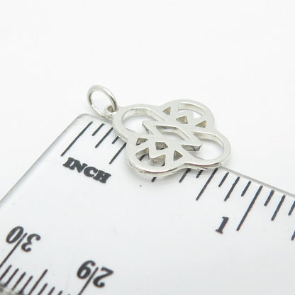 925 Sterling Silver Vintage Ornate Charm Pendant