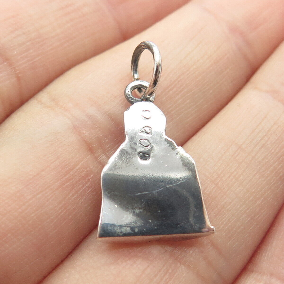 800 Silver Vintage Stutue Pendant