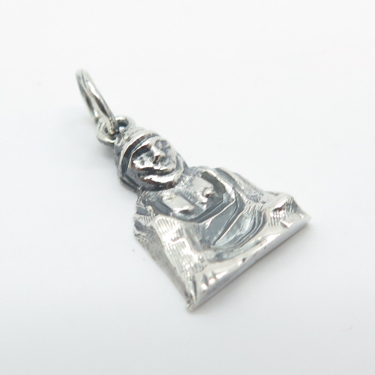 800 Silver Vintage Stutue Pendant