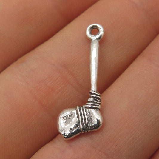 925 Sterling Silver Vintage Axe 3D Pendant