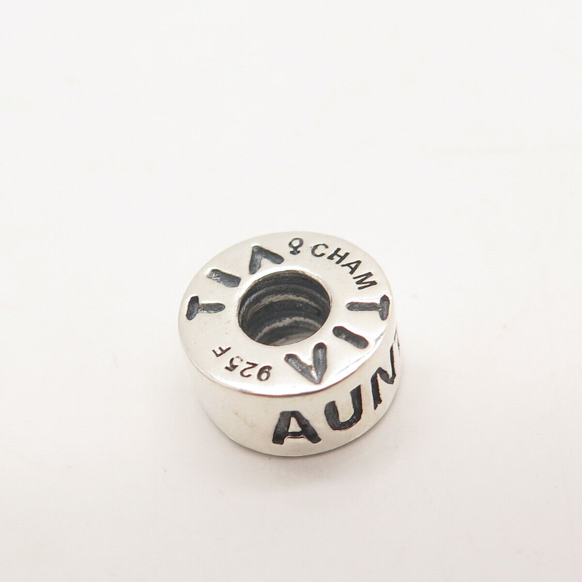 925 Sterling Silver Chamilia "Tante" “Aunt” Bead Charm