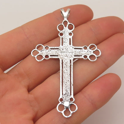 925 Sterling Silver Vintage Cross Pendant