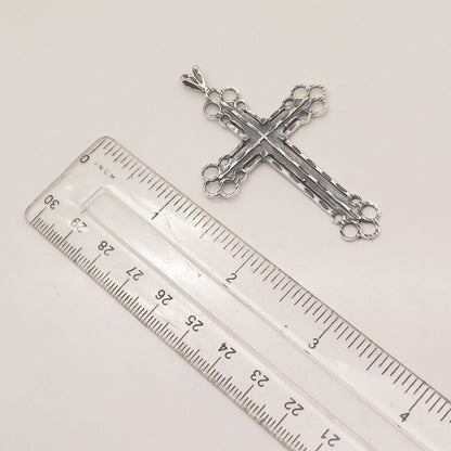 925 Sterling Silver Vintage Cross Pendant