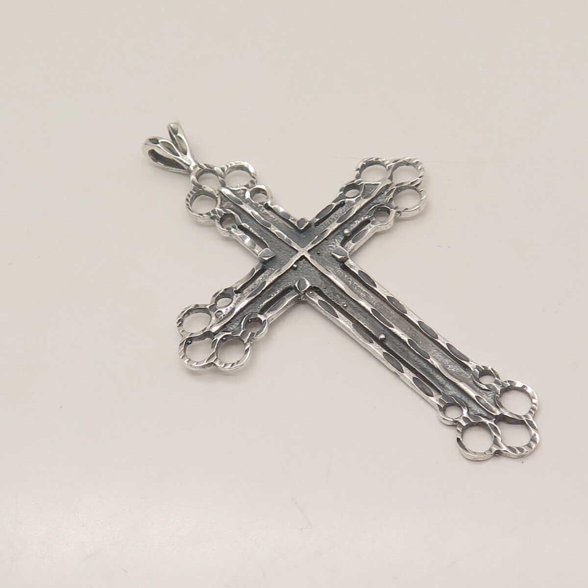 925 Sterling Silver Vintage Cross Pendant