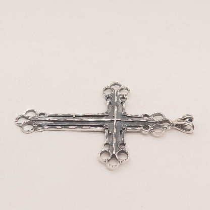 925 Sterling Silver Vintage Cross Pendant