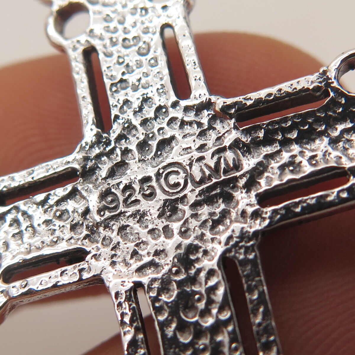 925 Sterling Silver Vintage Cross Pendant