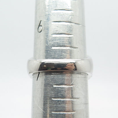 925 Sterling Silver PJC Pink C Z Oval Ring Size 6.75