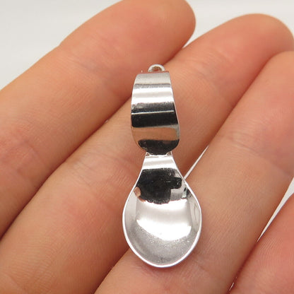 925 Sterling Silver Vintage BEAU Modernist Pendant