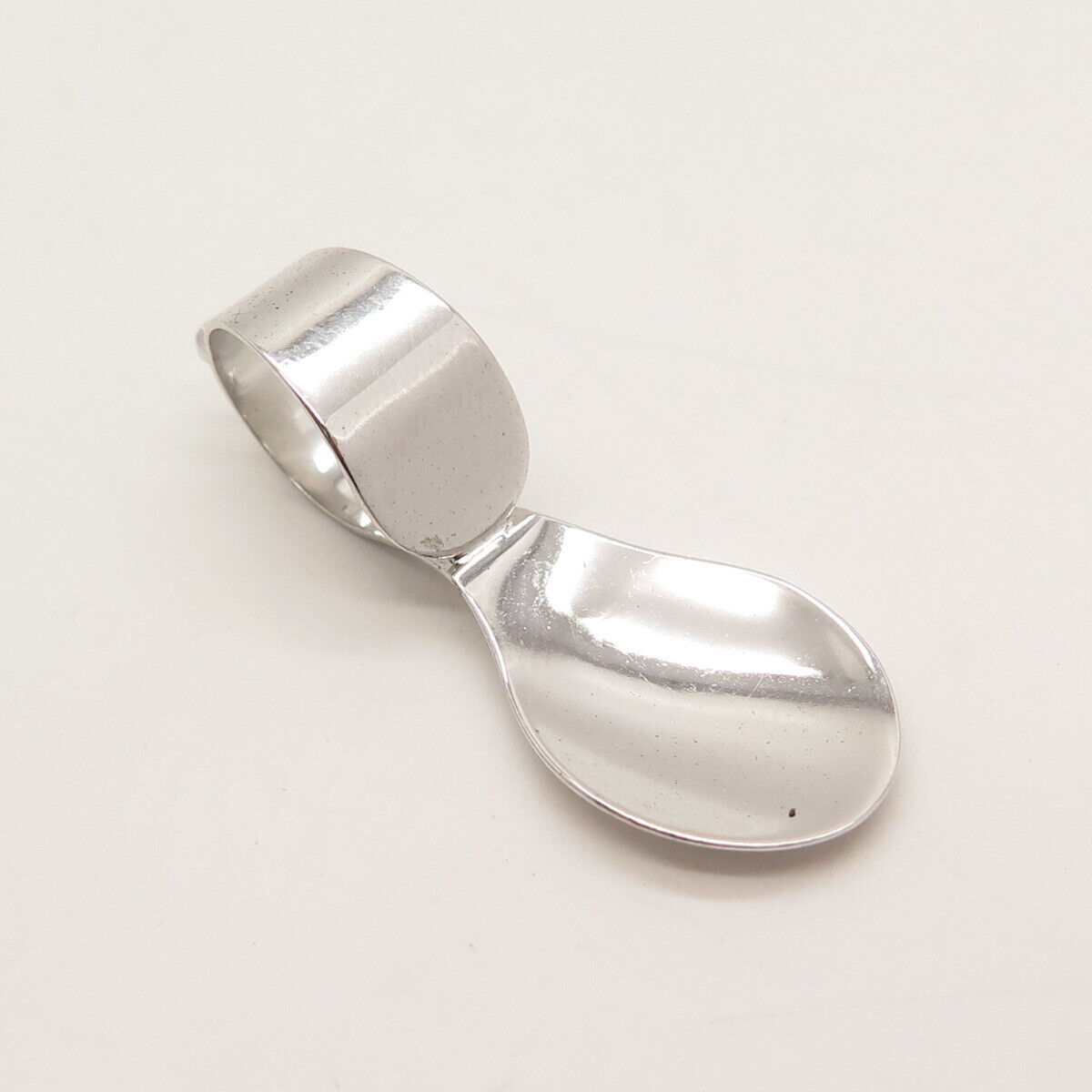 925 Sterling Silver Vintage BEAU Modernist Pendant