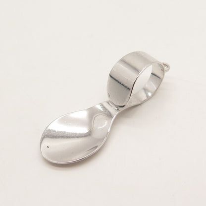 925 Sterling Silver Vintage BEAU Modernist Pendant