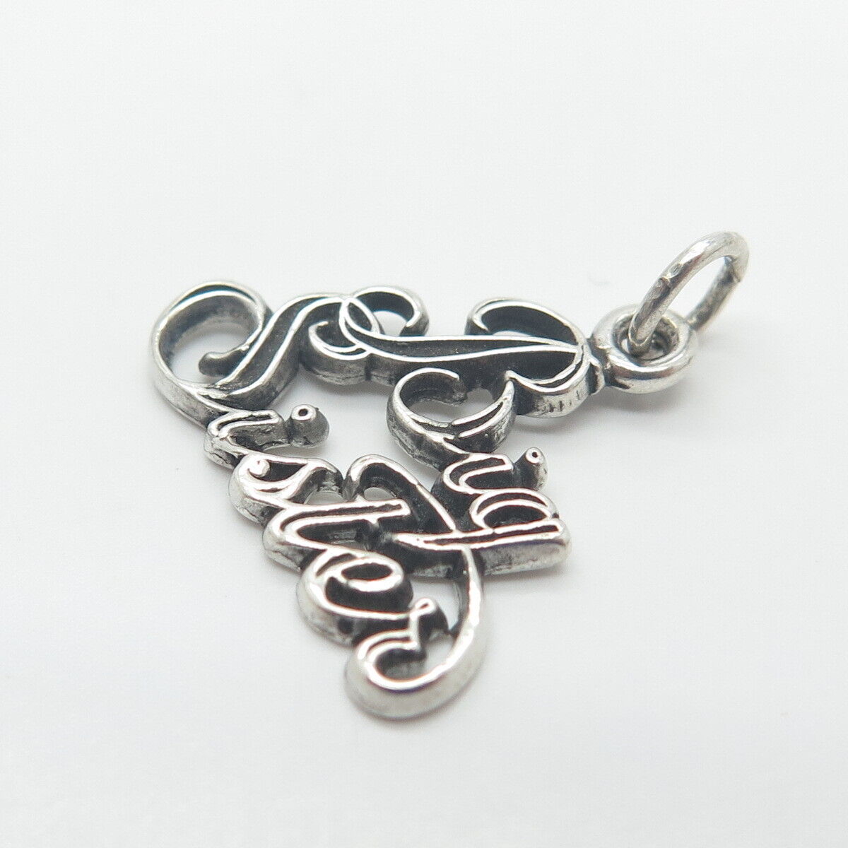 925 Sterling Silver Vintage Sunwest "Big Sister" Charm Pendant