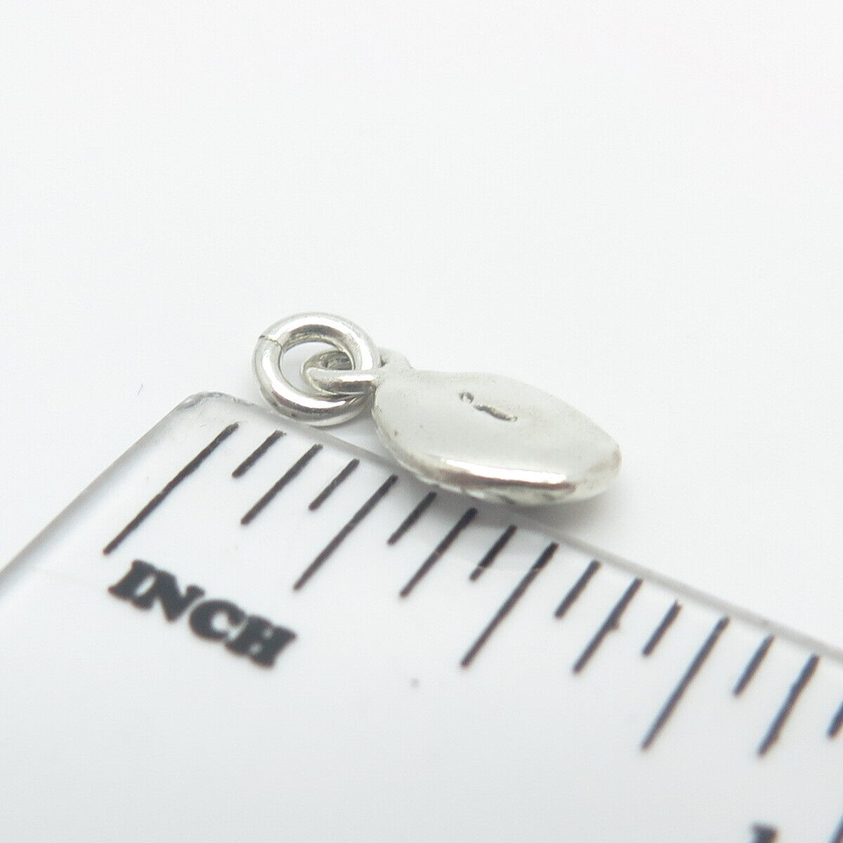 925 Sterling Silver Vintage "i" Seed Minimalist Pendant