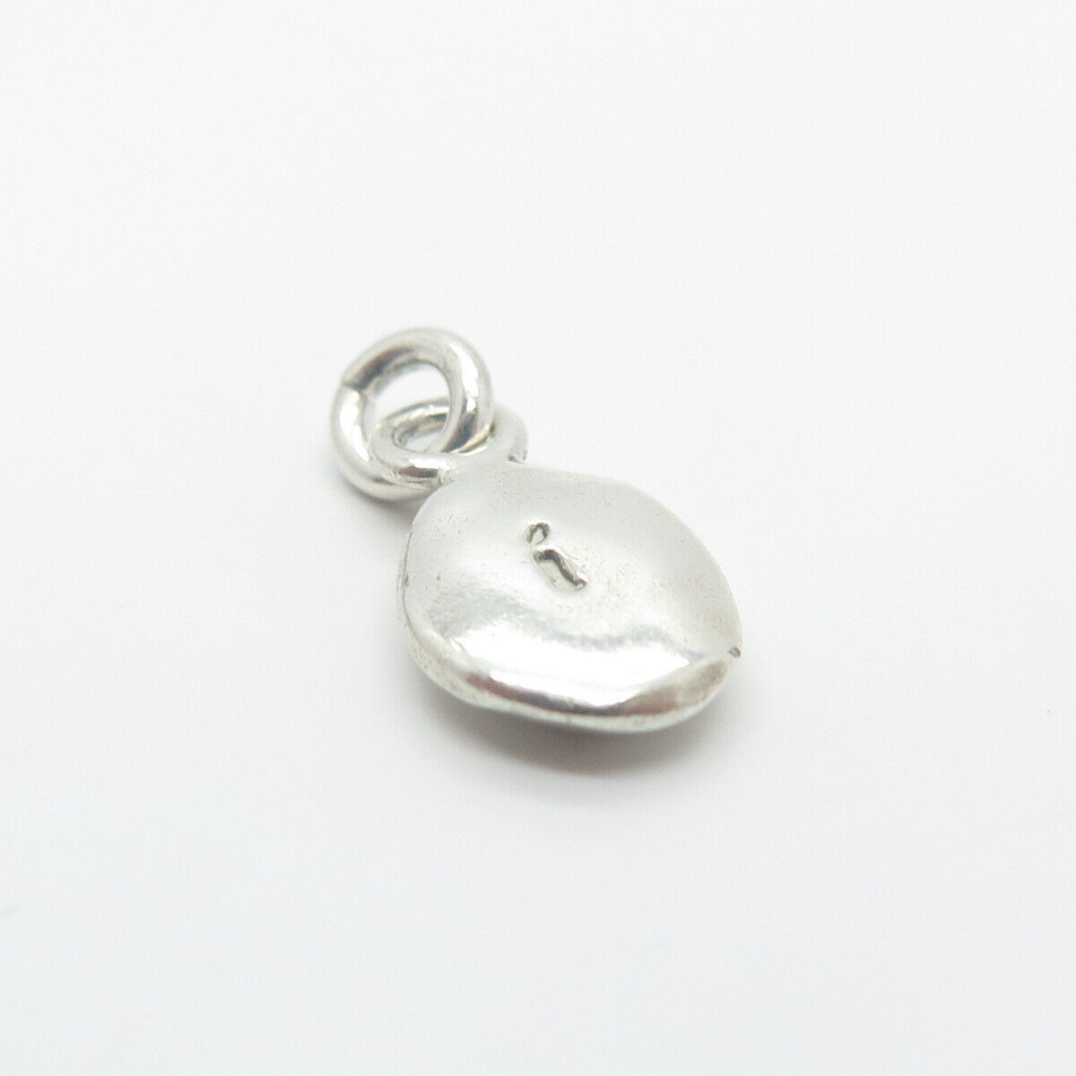 925 Sterling Silver Vintage "i" Seed Minimalist Pendant