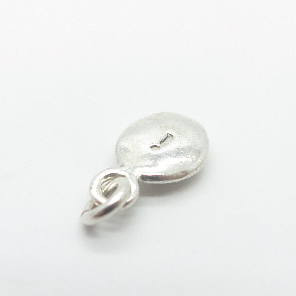 925 Sterling Silver Vintage "i" Seed Minimalist Pendant