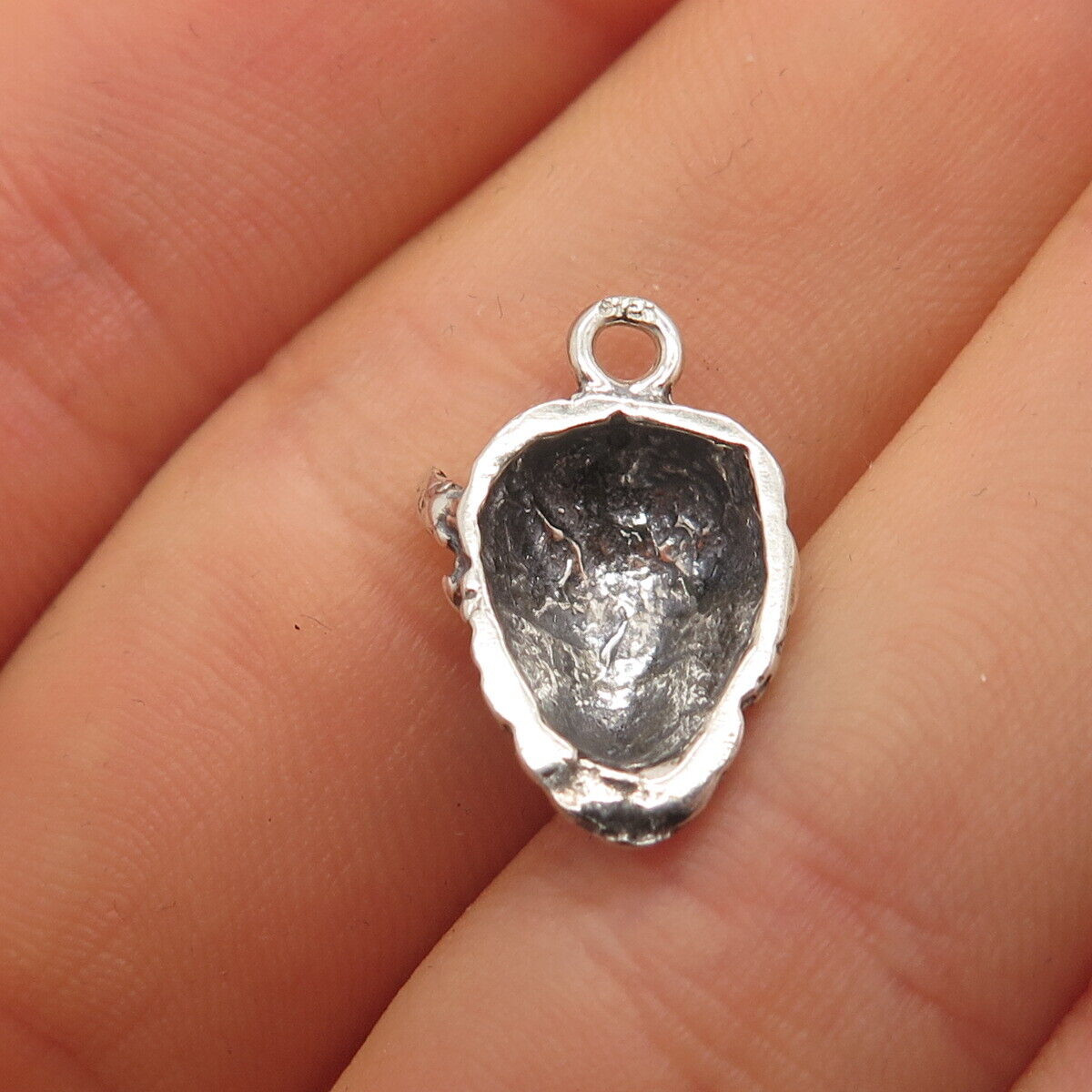 925 Sterling Silver Vintage Bull's Head Charm Pendant