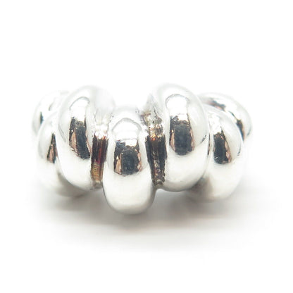 925 Sterling Silver Vintage Modernist Ring Size 5.5