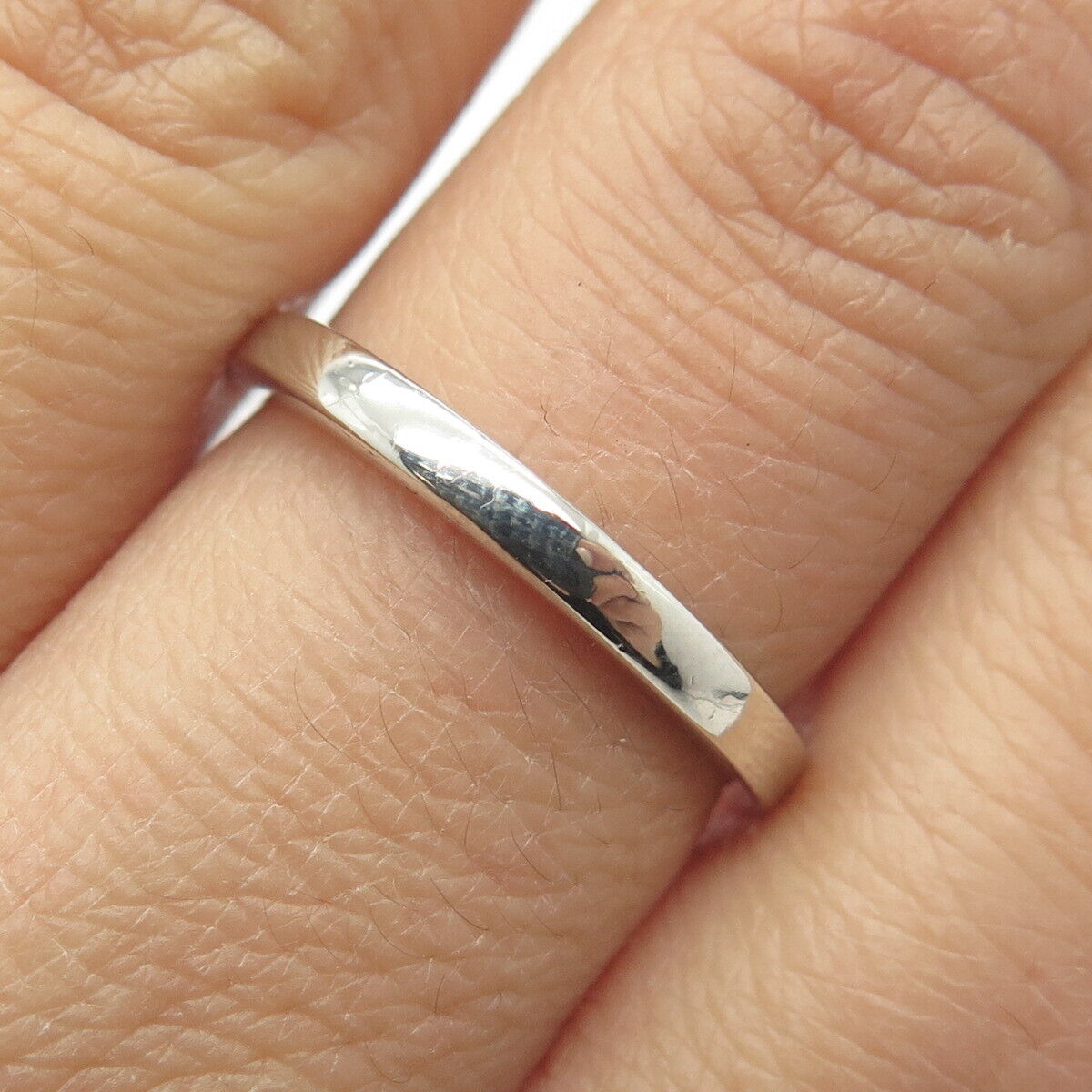 925 Sterling Silver ADI Classic Band Ring Size 7.75