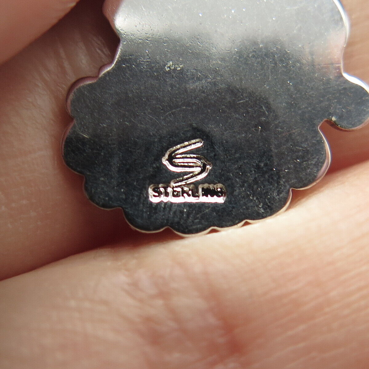 925 Sterling Silver Vintage Santa Claus Charm Pendant