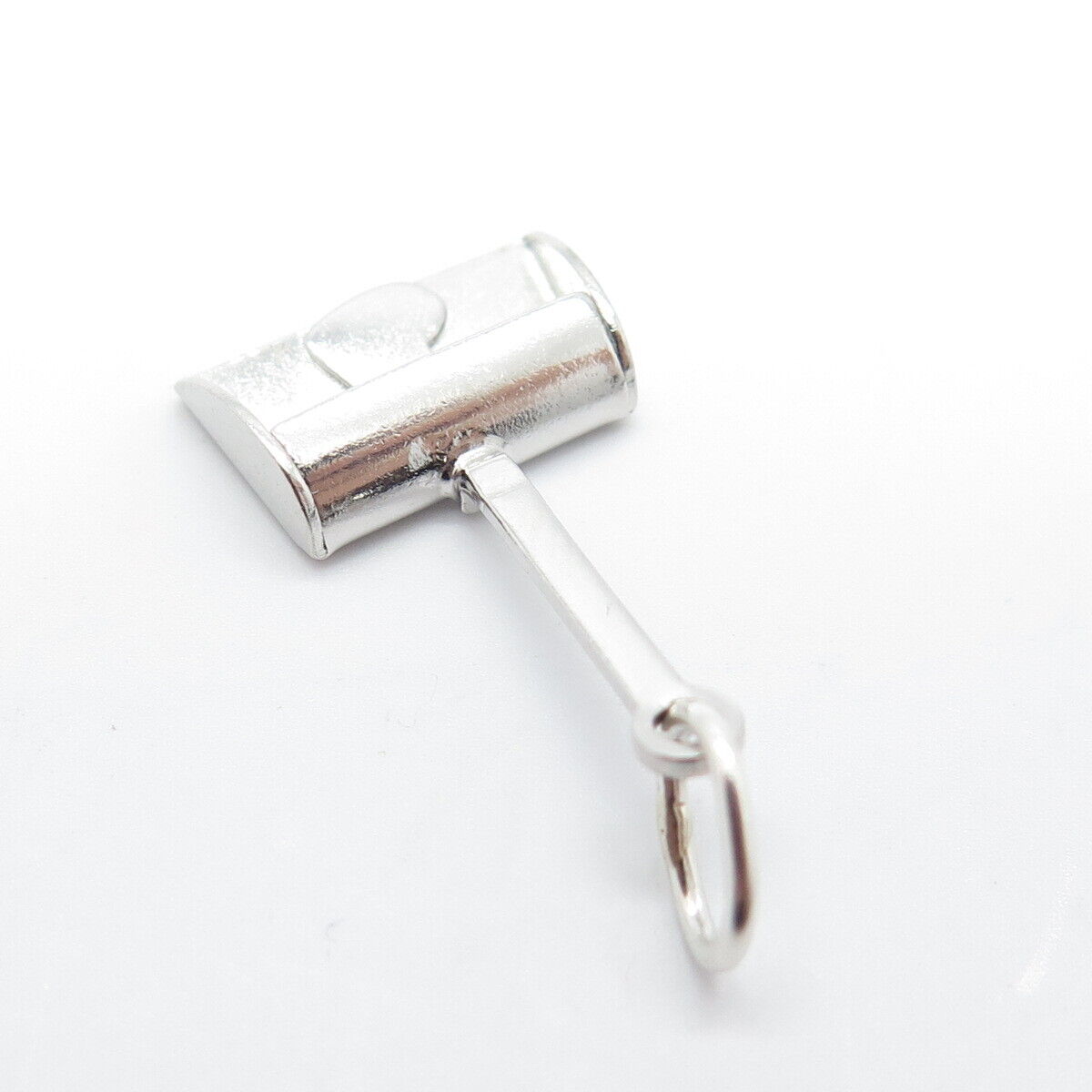 925 Sterling Silver Vintage Shovel / Scoop Charm Pendant