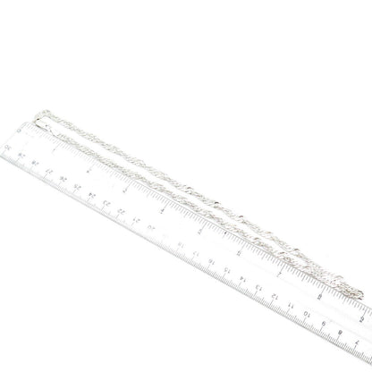 925 Sterling Silver Italy Cuban Chain Necklace 16"