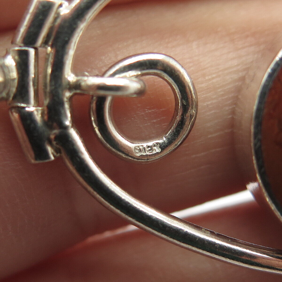 925 Sterling Silver Real Carnelian & Aquamarine Gemstone Pendant