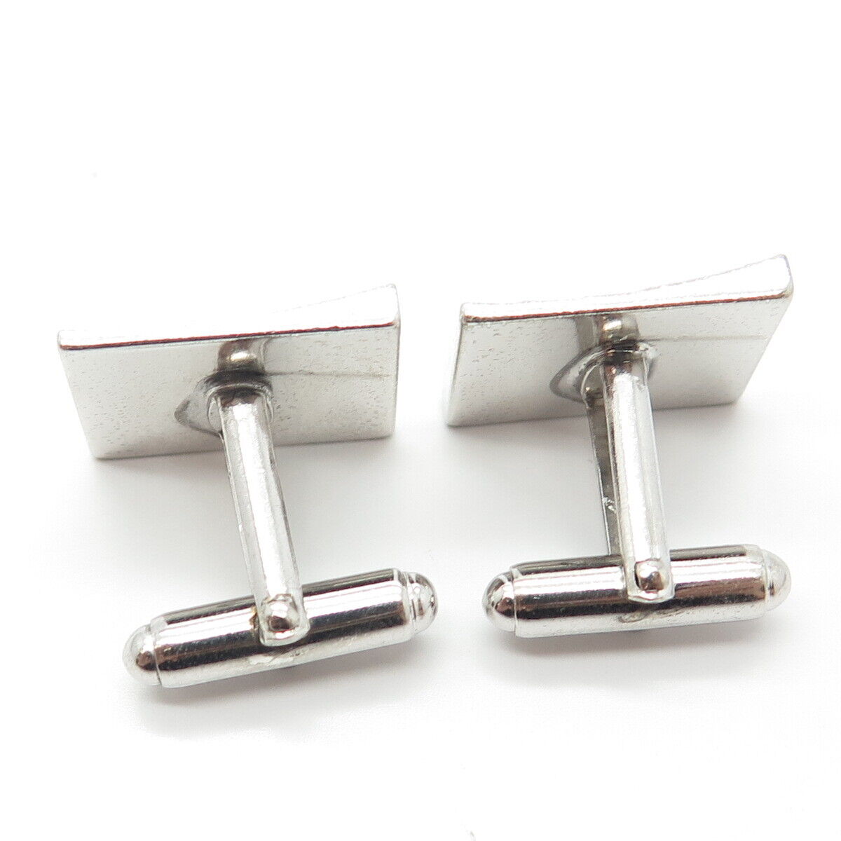 925 Sterling Silver Vintage Etched Cufflinks