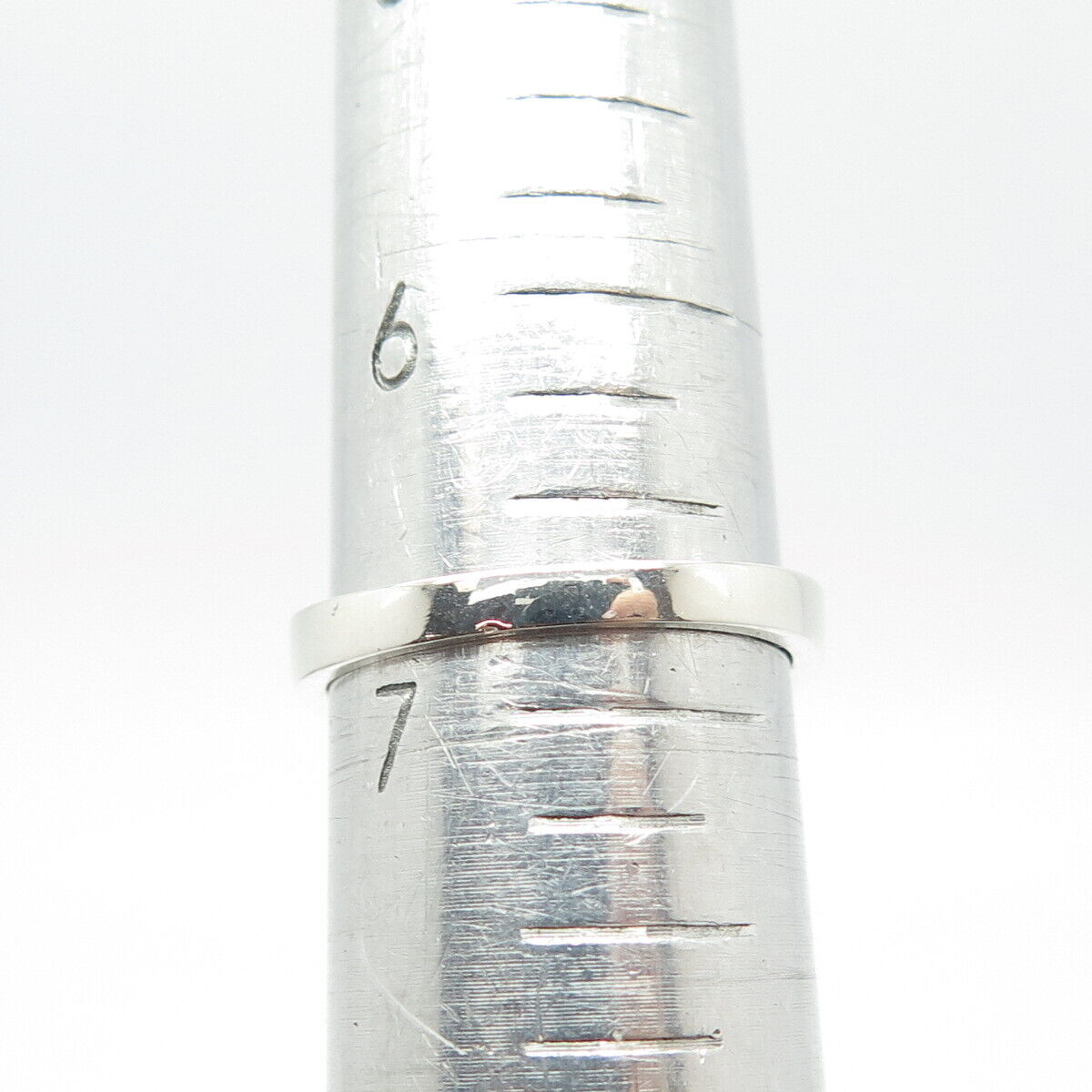 925 Sterling Silver Pear-Cut C Z Ring Size 6.75