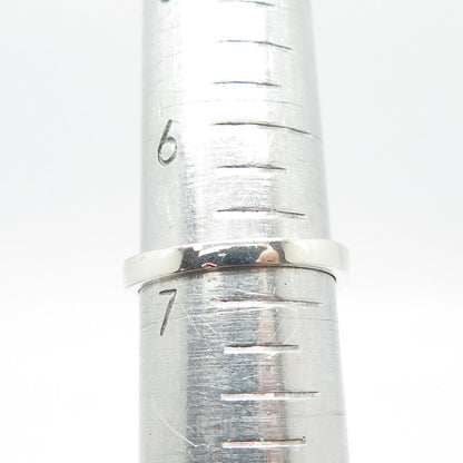 925 Sterling Silver Pear-Cut C Z Ring Size 6.75