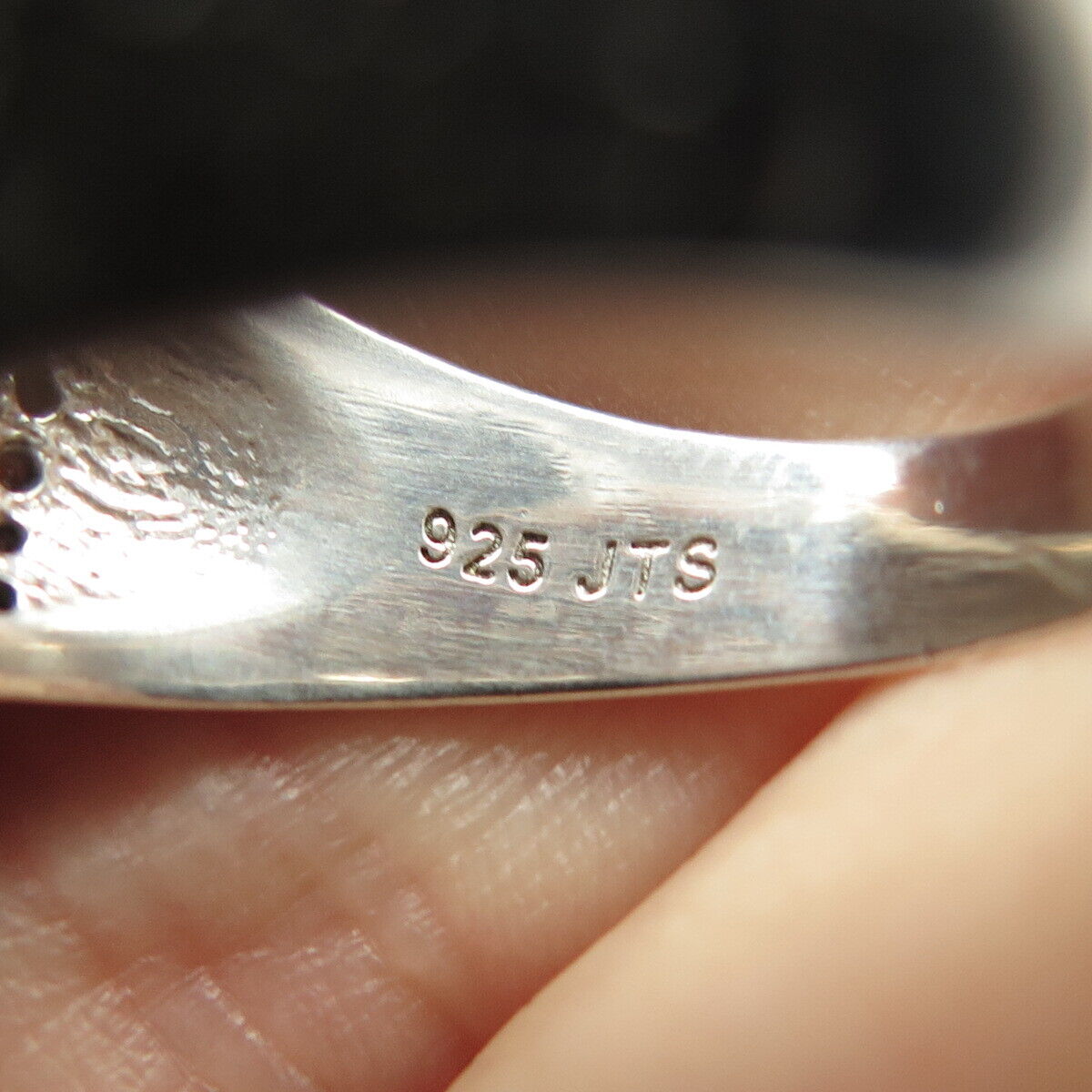 925 Sterling Silver Pave C Z Ring Size 10.25