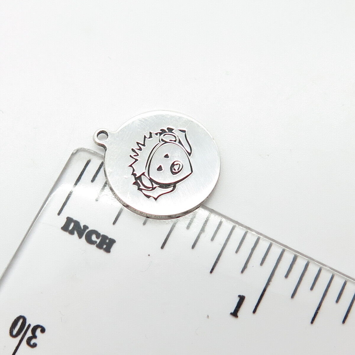 925 Sterling Silver USA Two In Town Lion Charm Pendant