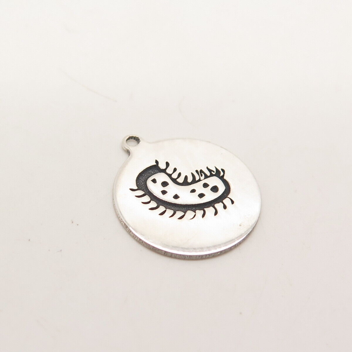 925 Sterling Silver USA Two In Town Insect Charm Pendant