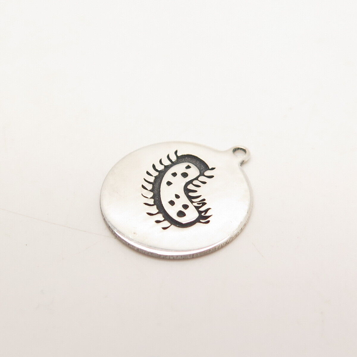 925 Sterling Silver USA Two In Town Insect Charm Pendant